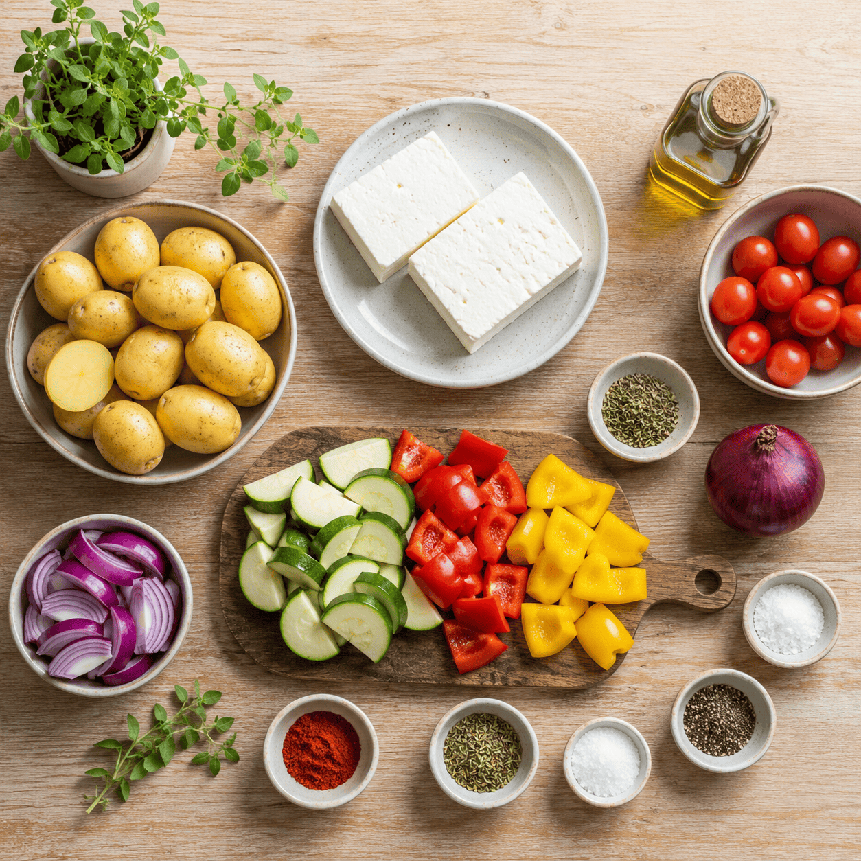Lähikuva uunista otetusta halloumi-viipaleesta, jonka pinta on ruskistunut ja kultainen