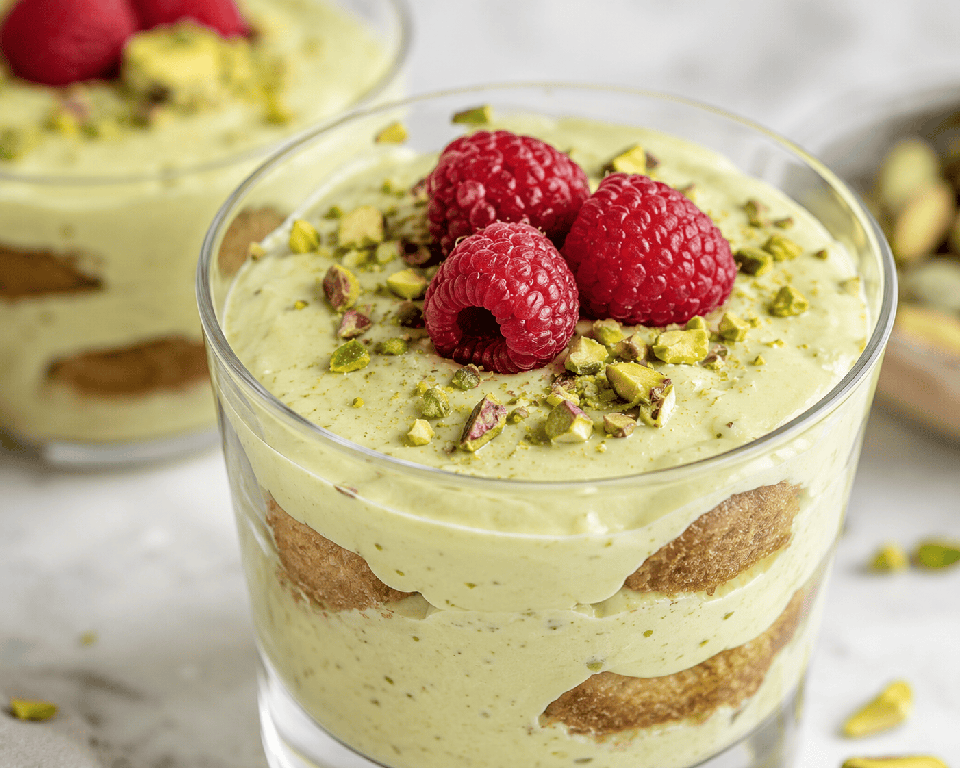 Tiramisu resepti - Näin loihdit aidon italialaisen herkun Pistaasi-vadelma tiramisu variaatio perinteisestä reseptistä